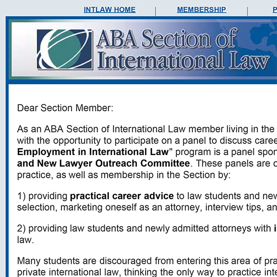 Pathways email screenshot